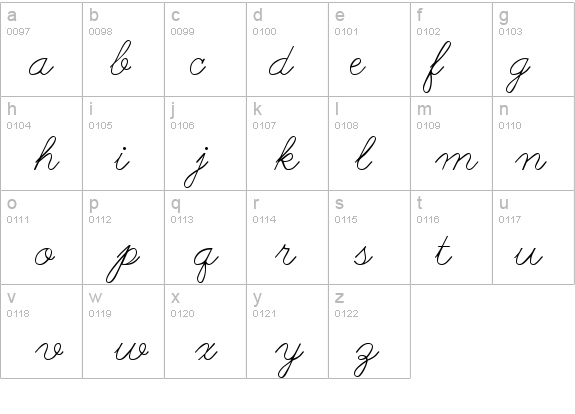 cursive font mac windows word